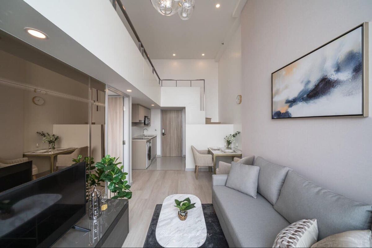 ให้เช่าคอนโดสาทร นราธิวาส : ***เช่าด่วน*** Knightsbridge prime sathorn** Duplex 2 ห้องนอน 45 ตรม. แต่งครบพร้อมอยู่!!