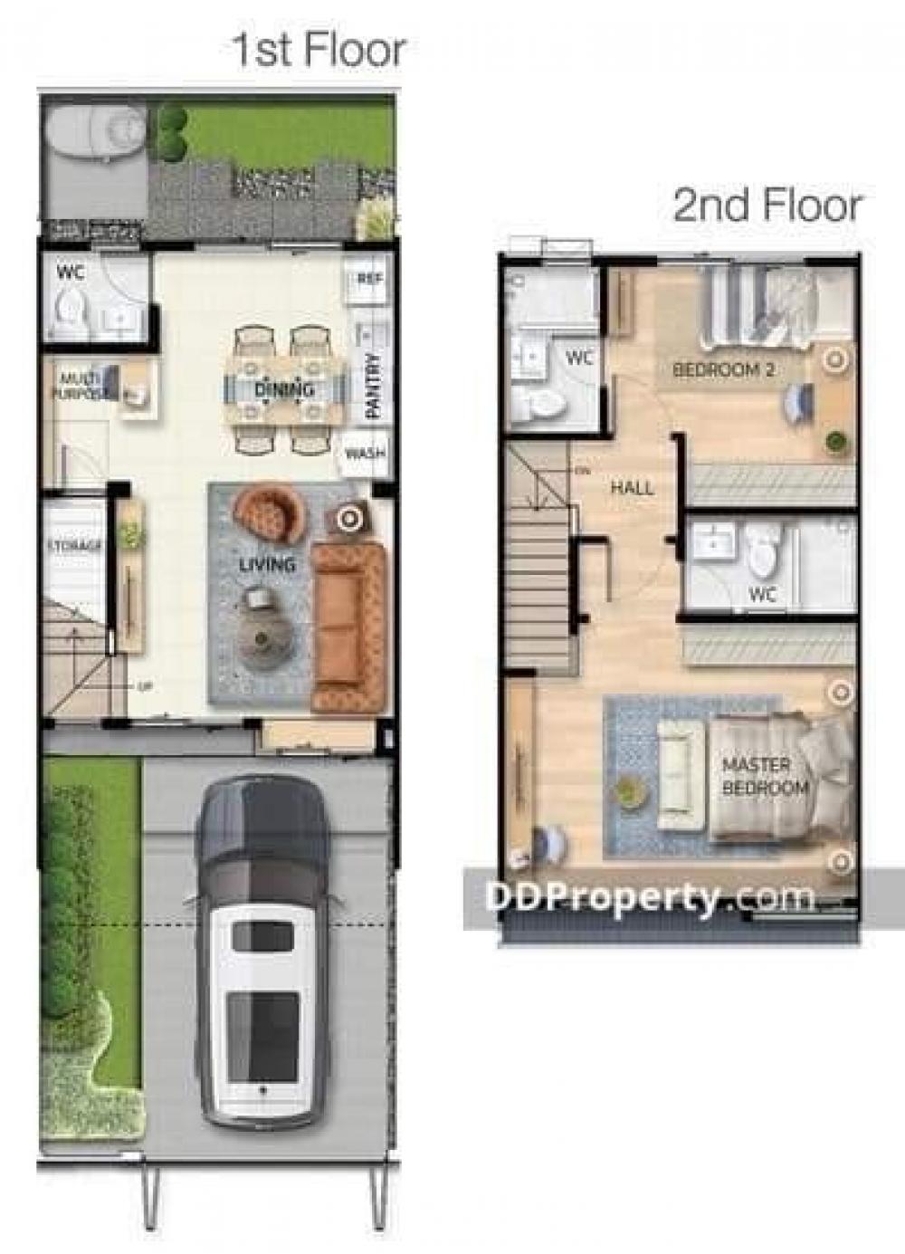 ขายทาวน์โฮมมีนบุรี-ร่มเกล้า : 🍒ขาย ตกแต่งใหม่หมด ทาวน์ โฮม อิน ดี้ ศรีนครินทร์ ร่มเกล้า  ใกล้แอร์พอร์ตลิงค์ ลาดกระบัง เหมือนมือ 1