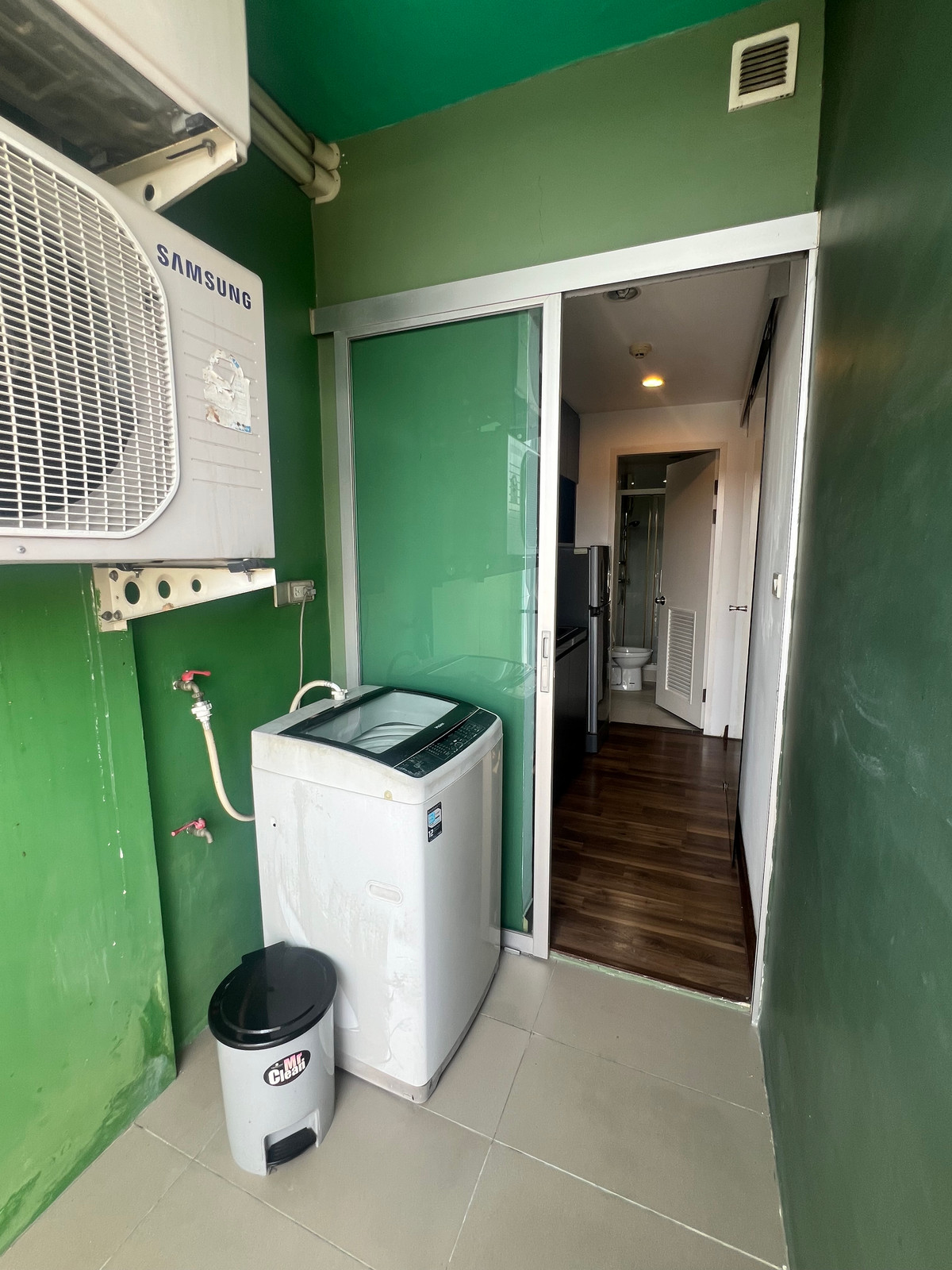 ให้เช่าคอนโดนวมินทร์ รามอินทรา : (ว่าง1เมษา) ให้เช่าคอนโด Parc Exo เกษตร-นวมินทร์ ตึก E มีเครื่องซักผ้า