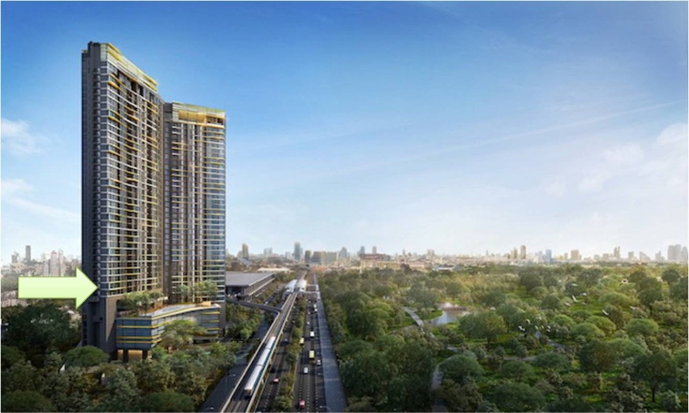 For RentCondoSapankwai,Jatujak : The Line Jatujak, 2 bedrooms, 2 bathrooms, corner unit, real view, pool view, fully furnished 62.5 sqm.