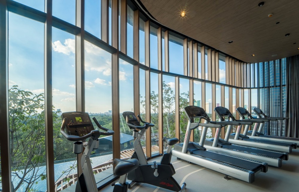 For RentCondoSapankwai,Jatujak : The Line Jatujak, 2 bedrooms, 2 bathrooms, corner unit, real view, pool view, fully furnished 62.5 sqm.