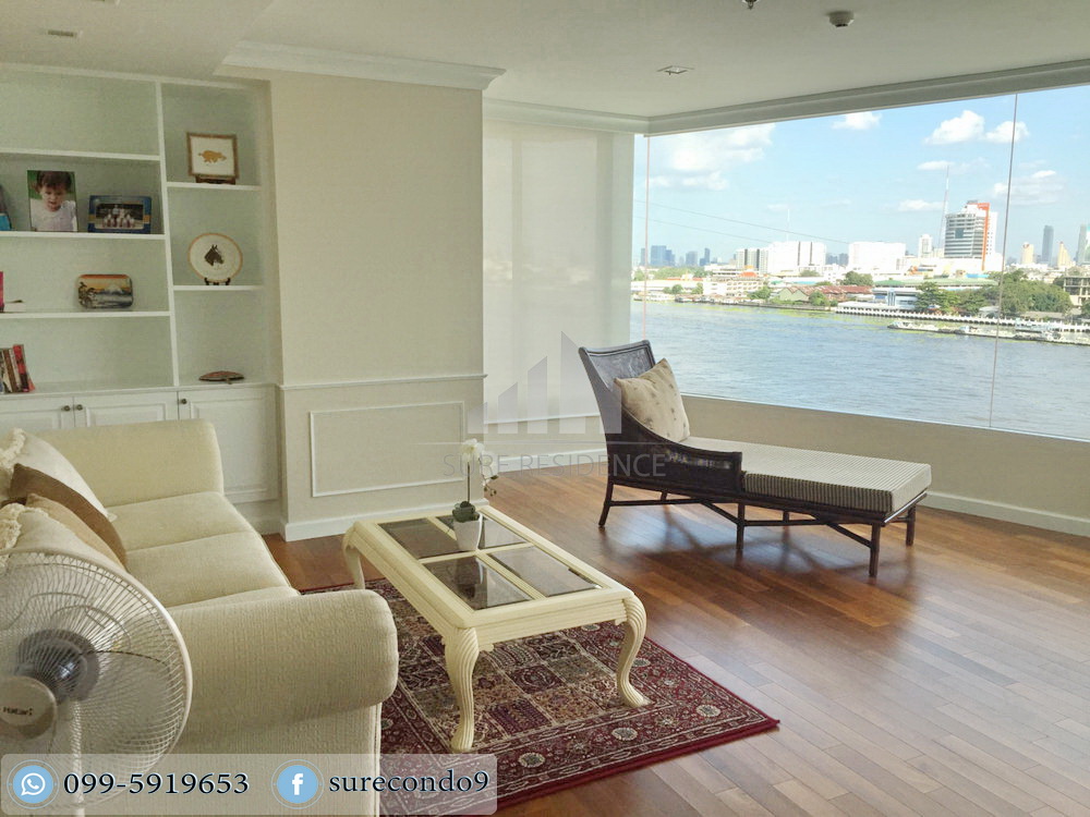 For RentCondoPinklao, Charansanitwong : 0752-A😊 For RENT ให้เช่า 3 ห้องนอน🚄ใกล้ MRT บางพลัด เพียง 1 นาที🏢มาย รีสอร์ท แอท ริเวอร์ My Resort @ River🔔พื้นที่:177.00ตร.ม.💲เช่า:70,000.-บาท📞:099-5919653✅LineID:@sureresidence