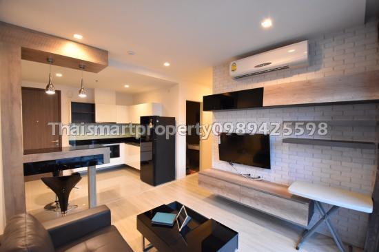 For RentCondoRatchadapisek, Huaikwang, Suttisan : For rent Quinn Condo 2 bedrooms 2 bathrooms