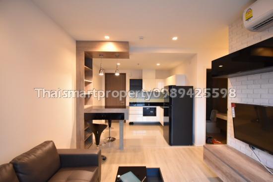 For RentCondoRatchadapisek, Huaikwang, Suttisan : For rent Quinn Condo 2 bedrooms 2 bathrooms
