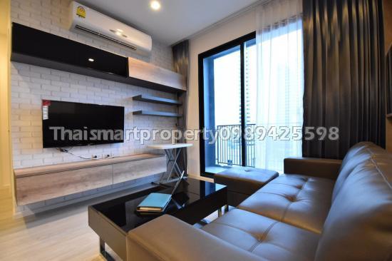 For RentCondoRatchadapisek, Huaikwang, Suttisan : For rent Quinn Condo 2 bedrooms 2 bathrooms