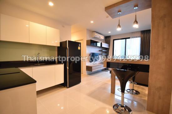 For RentCondoRatchadapisek, Huaikwang, Suttisan : For rent Quinn Condo 2 bedrooms 2 bathrooms