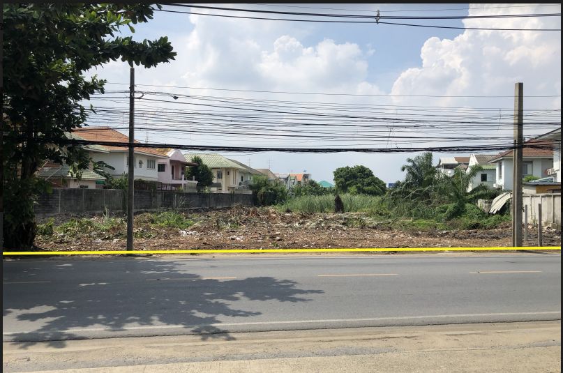 For SaleLandPinklao, Charansanitwong : Urgent sale! Land Kanchanaphisek Road 10-3-0.1 Rai, near Paseo 48,000 baht per square wah