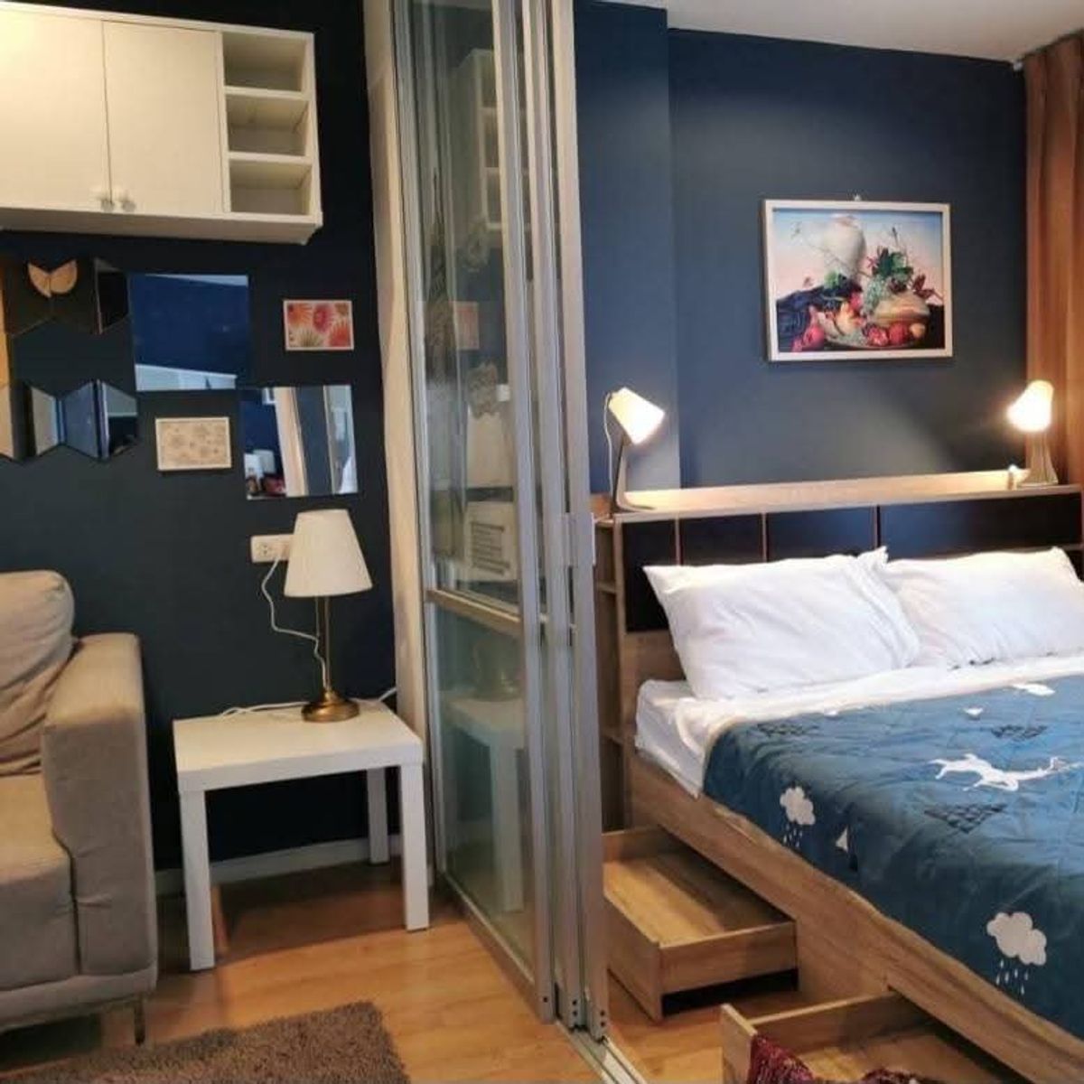 For RentCondoOnnut, Udomsuk : 🍀 Condo for rent, Lumpini Ville, 46, 2 bedrooms, 2 bathrooms, 23 sqm. Near BTS.