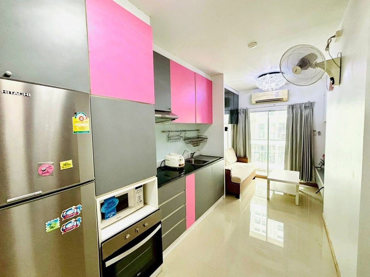 For RentCondoRama9, Petchburi, RCA : 🛟Condo for rent A Space Asoke Ratchada 700 m. from MRT Rama 9 near SWU, near shopping mall, beautiful room, has washing machine, rent only 12000-