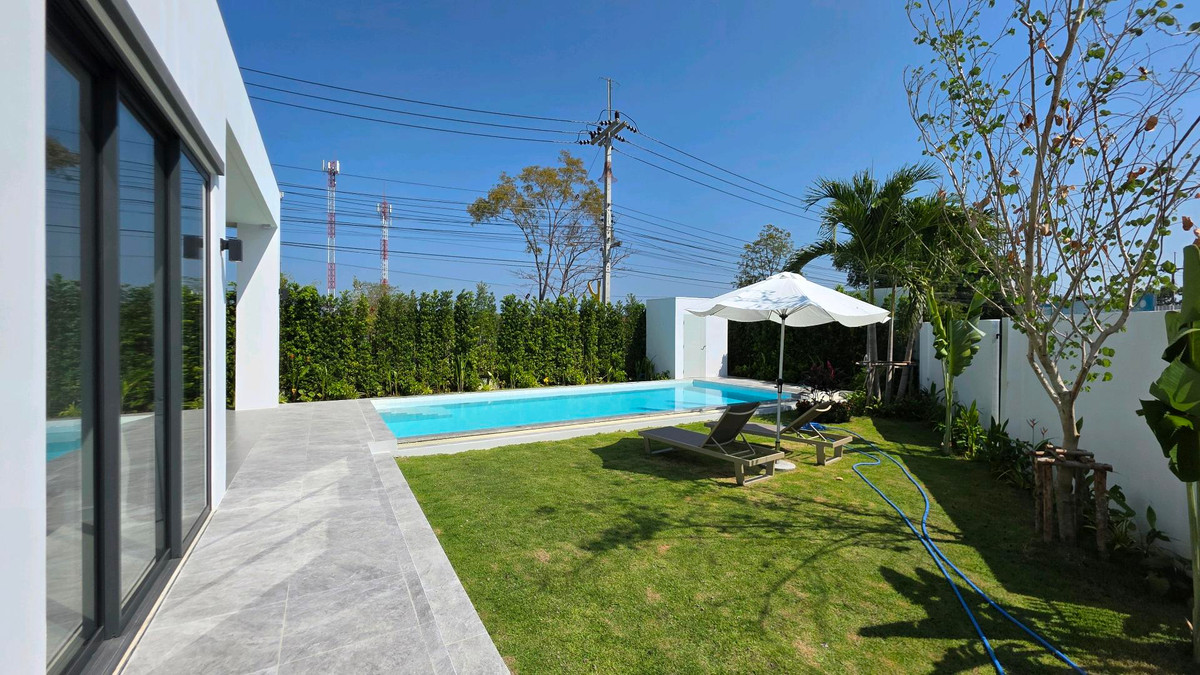 ขายบ้านชะอำ เพชรบุรี : ขายบ้านสวยสไตล์ฝรั่ง ใกล้ทะเลเขาเต่า