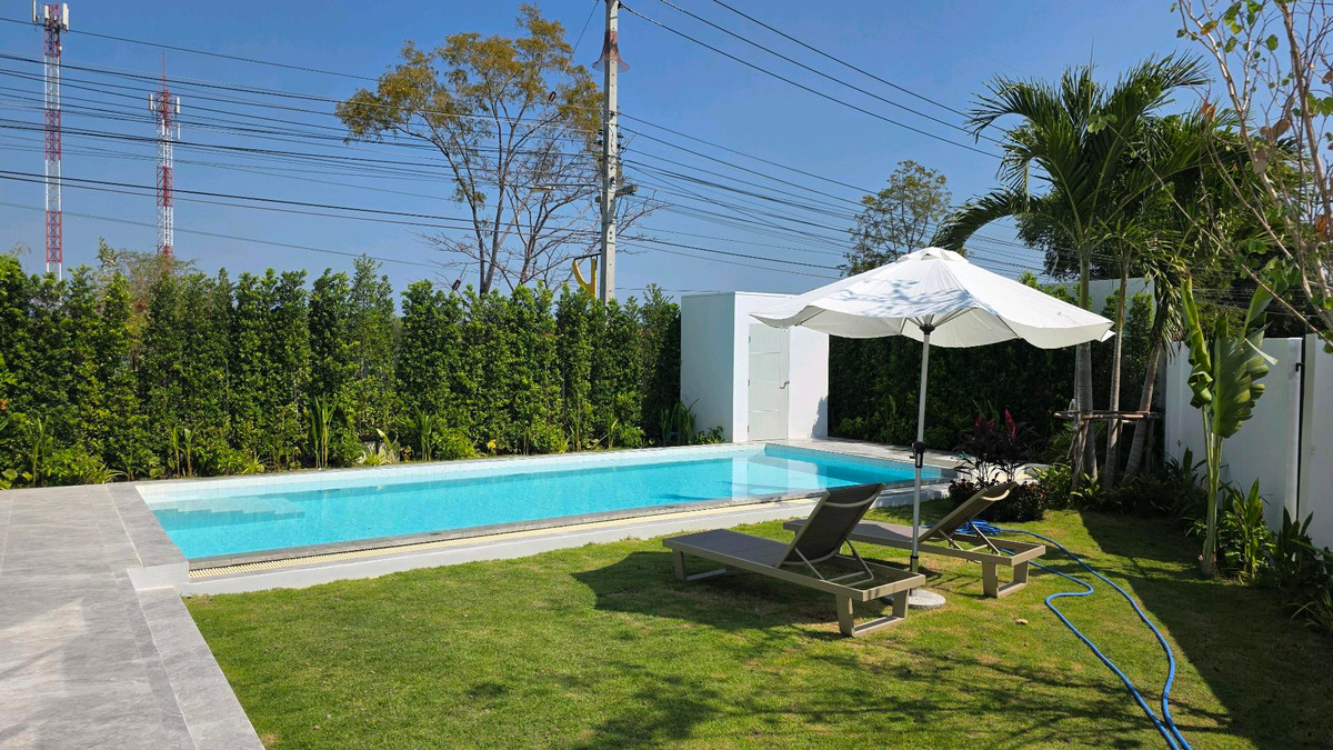 ขายบ้านชะอำ เพชรบุรี : ขายบ้านสวยสไตล์ฝรั่ง ใกล้ทะเลเขาเต่า