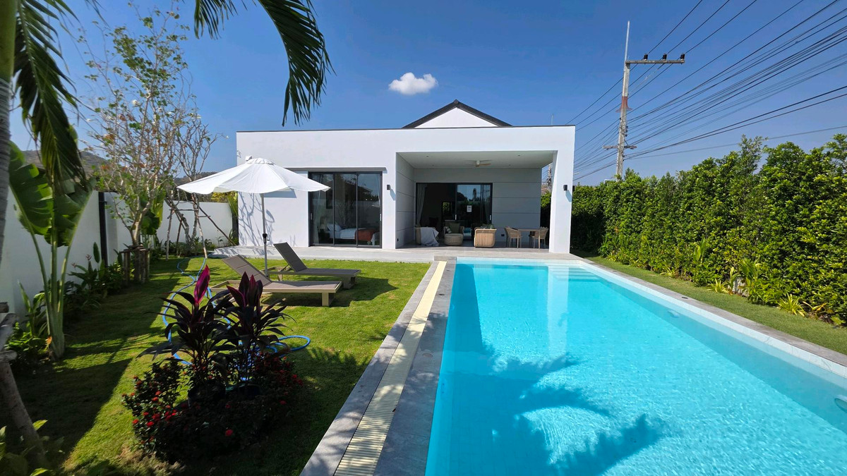 ขายบ้านชะอำ เพชรบุรี : ขายบ้านสวยสไตล์ฝรั่ง ใกล้ทะเลเขาเต่า