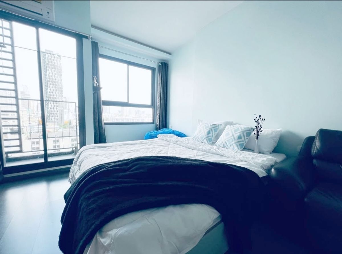 For RentCondoOnnut, Udomsuk : 🛟Condo for rent Ideo Sukhumvit 93, next to BTS Bang Chak, 1 bedroom, size 27 sq m., beautiful room, fully furnished, only 14000-