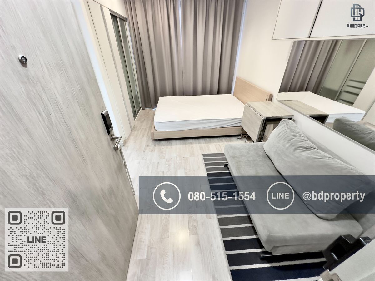 For RentCondoRama9, Petchburi, RCA : BESTDEAL FOR RENT   1bedroom Duplex 45sqm. Rental 22,000 THB /month  “IDEO MOBI RAMA 9”Near Phraram Kao 9 MRT Station 80 meters.