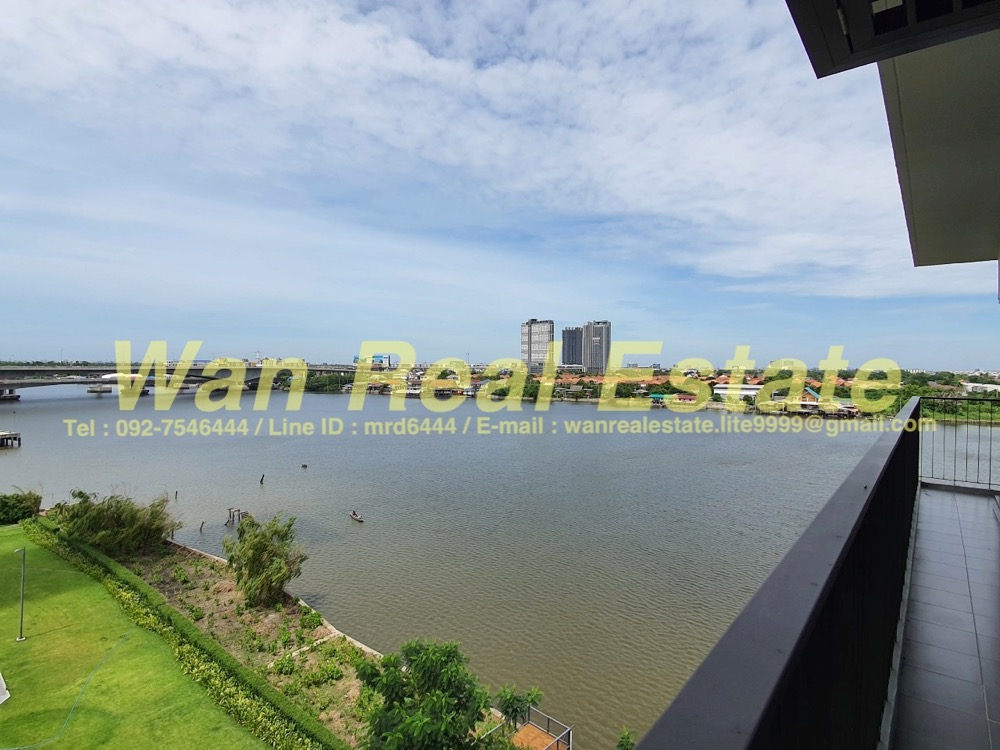 For RentCondoRattanathibet, Sanambinna : Condo for rent, Politan Breez, 2 bedrooms, 60 sq m, riverside, 270 degree river view, beautifully decorated, fully furnished, ready to move in (special discount)