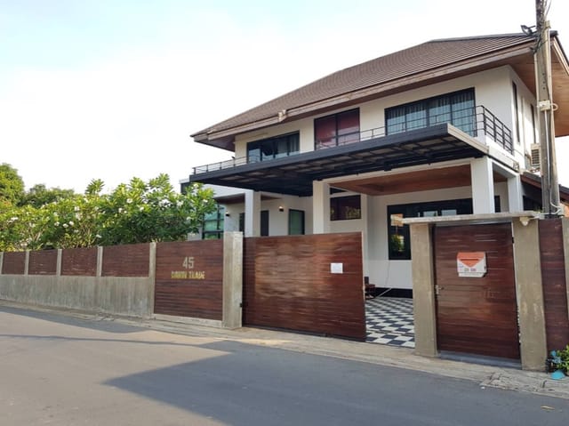 ให เช าบ านสร างเอง สไตล โมเด ร น ท นสม ย ขนาด 199 ตรว ใกล สนามบ นดอนเม อง เข าออกท งถนนว ภาวด ถนนสรงประภา แจ งว ฒนะ ถนนเล ยบคลองประปา