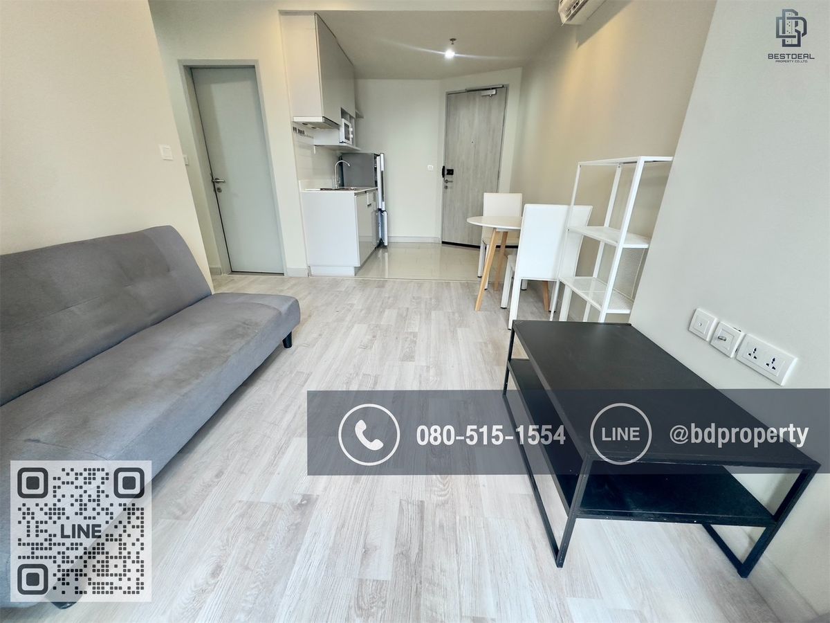 For RentCondoRama9, Petchburi, RCA : BESTDEAL FOR RENT   1 Bedroom  31 sqm. Special Price 16k/Month “IDEO MOBI RAMA 9” Near Phraram Kao 9 MRT Station 80 meters.