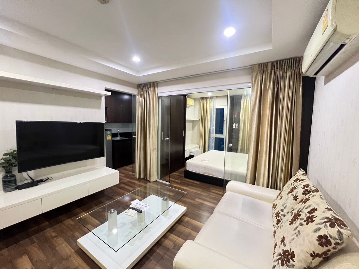 For RentCondoNawamin, Ramindra : Condo for rent, Parc Exo Kaset-Nawamin, 2 bedrooms, 1 bathroom, with washing machine. ready to move in