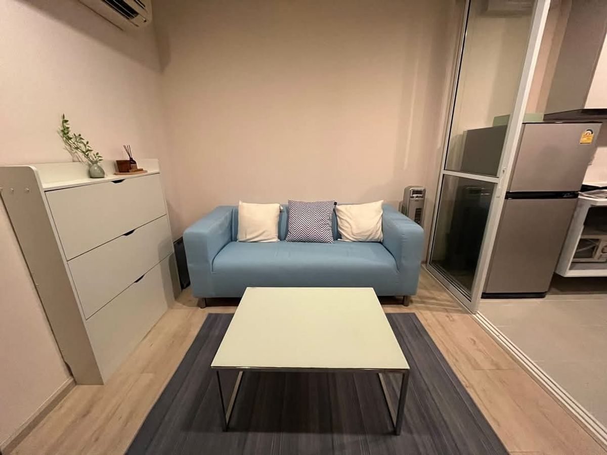 For RentCondoOnnut, Udomsuk : 🍀 Condo for rent, The Base Sukhumvit 77, near BTS, 1 sleeping 1, 30.34 sqm. Beautiful room, full of only 16000-