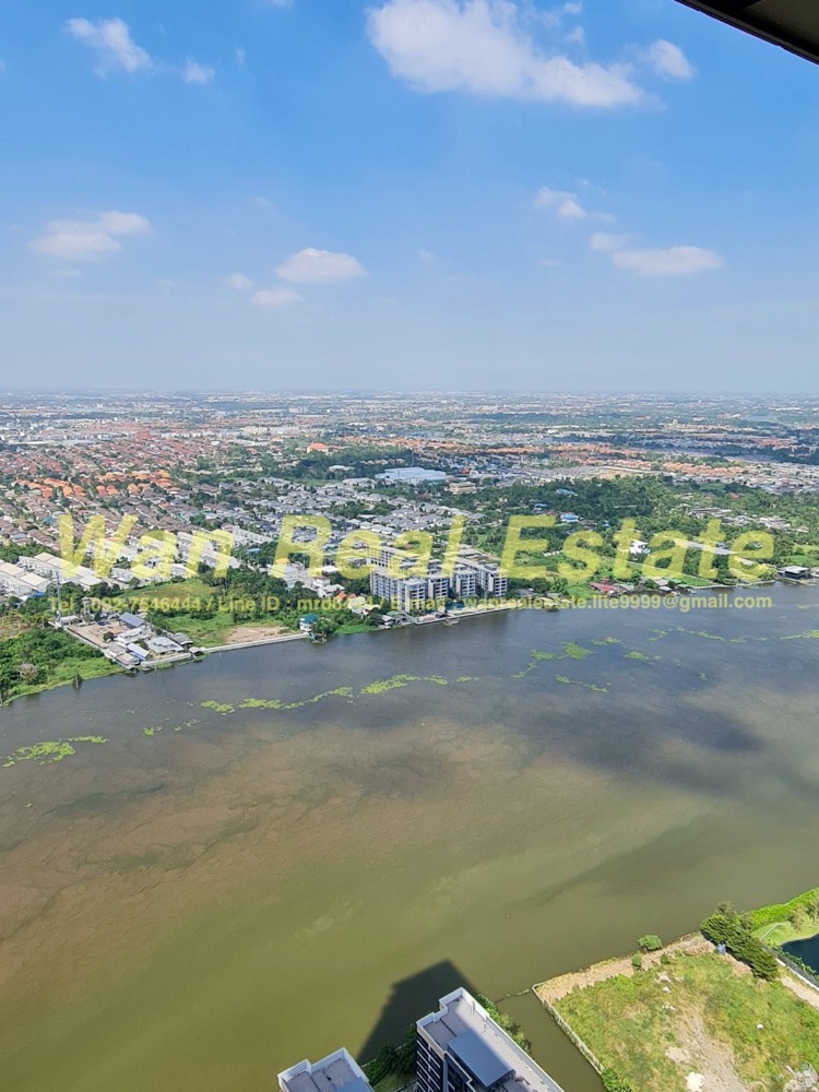 ให้เช่าคอนโดรัตนาธิเบศร์ สนามบินน้ำ พระนั่งเกล้า : ให้เช่าคอนโด politan rive ชั้น 55 ขนาด 30 ตร.ม. ห้องหน้าแม่น้ำ ชั้นสูงที่สุด เฟอร์ครบ พร้อมอยู่