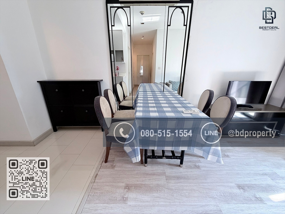 ให้เช่าคอนโดพระราม 9 เพชรบุรีตัดใหม่ RCA : Bestdeal ให้เช่า ขนาด 2 ห้องนอน 55 sqm.เฟอร์นิเจอร์และเครื่องใช้ไฟฟ้าครบพร้อมเข้าอยู่ 25,000 บาท/เดือน “IDEO MOBI RAMA 9” ใกล้MRTและเซ็นทรัลพระราม 9 เพียง 80 ม.