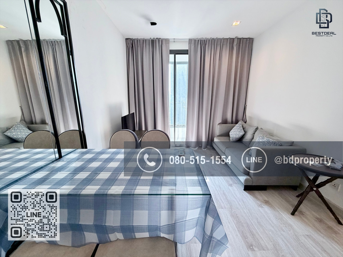 ให้เช่าคอนโดพระราม 9 เพชรบุรีตัดใหม่ RCA : Bestdeal ให้เช่า ขนาด 2 ห้องนอน 55 sqm.เฟอร์นิเจอร์และเครื่องใช้ไฟฟ้าครบพร้อมเข้าอยู่ 25,000 บาท/เดือน “IDEO MOBI RAMA 9” ใกล้MRTและเซ็นทรัลพระราม 9 เพียง 80 ม.