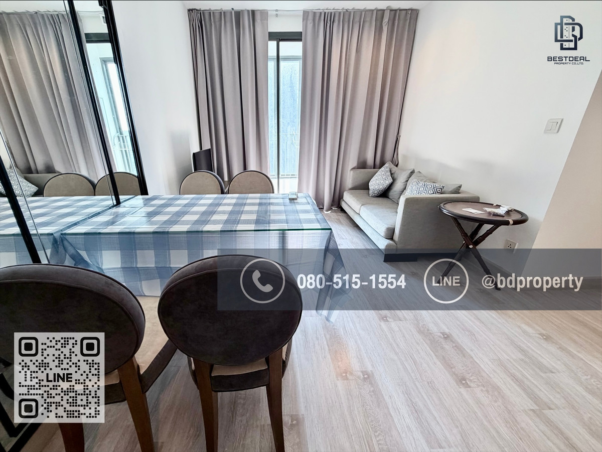 ให้เช่าคอนโดพระราม 9 เพชรบุรีตัดใหม่ RCA : Bestdeal ให้เช่า ขนาด 2 ห้องนอน 55 sqm.เฟอร์นิเจอร์และเครื่องใช้ไฟฟ้าครบพร้อมเข้าอยู่ 25,000 บาท/เดือน “IDEO MOBI RAMA 9” ใกล้MRTและเซ็นทรัลพระราม 9 เพียง 80 ม.