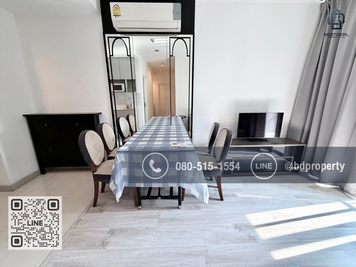 ให้เช่าคอนโดพระราม 9 เพชรบุรีตัดใหม่ RCA : Bestdeal ให้เช่า ขนาด 2 ห้องนอน 55 sqm.เฟอร์นิเจอร์และเครื่องใช้ไฟฟ้าครบพร้อมเข้าอยู่ 25,000 บาท/เดือน “IDEO MOBI RAMA 9” ใกล้MRTและเซ็นทรัลพระราม 9 เพียง 80 ม.