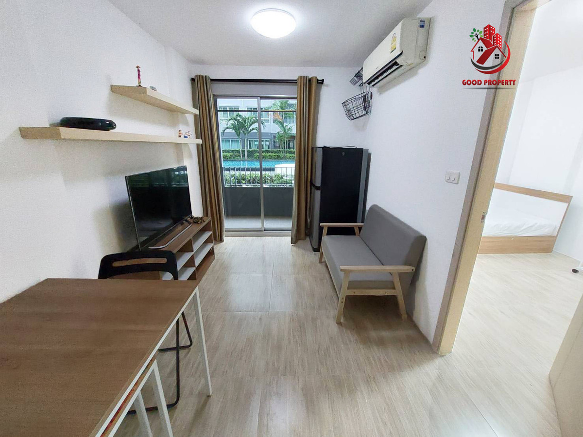 ให้เช่าคอนโดอ่อนนุช อุดมสุข : เอลลิโอ สุขุมวิท 64 เฟอร์ครบ  วิวสระ เฟอร์ครบ ราคา 9500 บาท จองด่วน!!!