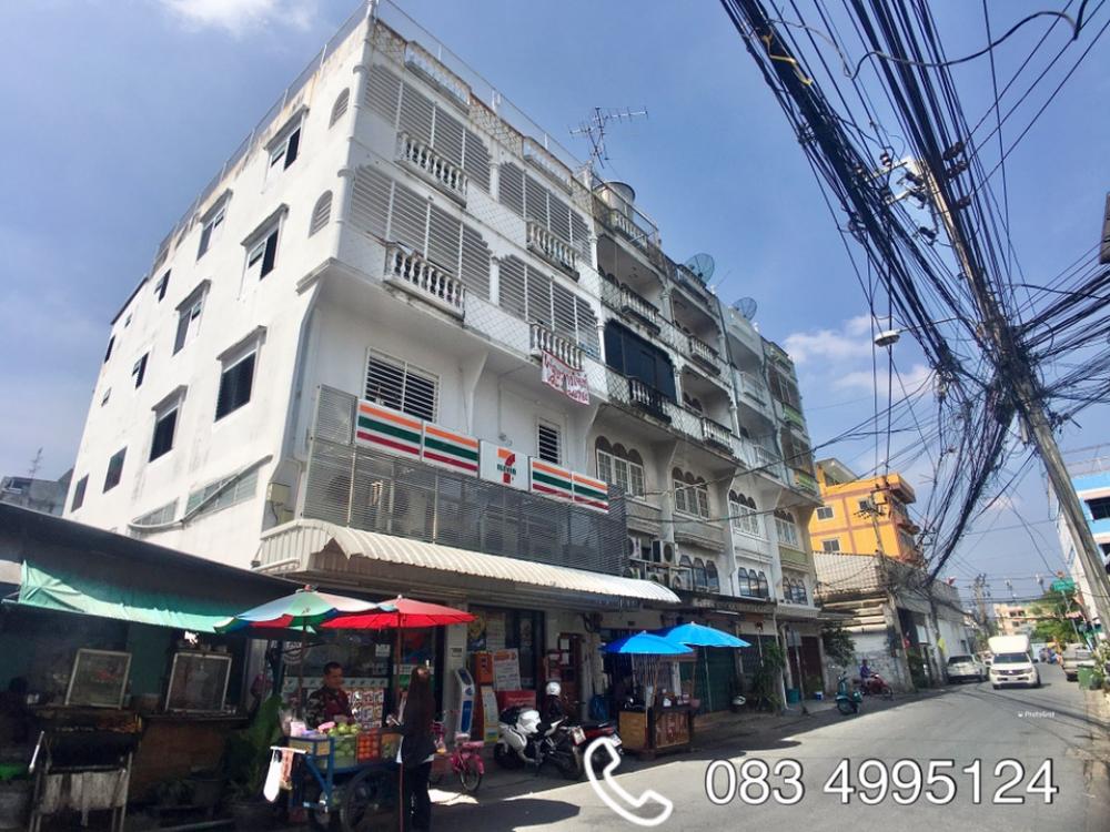 For SaleShop HouseEakachai, Bang Bon : For sale: 7-11 business, commercial building with new rental rooms, full of tenants, good returns, Ekkachai Road, Kamnan Maen