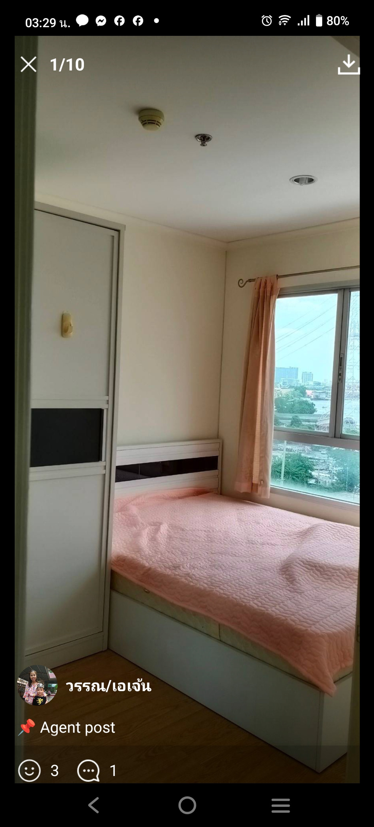 ให้เช่าคอนโดราษฎร์บูรณะ สุขสวัสดิ์ : 📌 ให้เช่าคอนโดลุมพินีราษฎร์บูรณะซอย 8เฟอร์นิเจอร์บิ้วอิน ห้องมุม