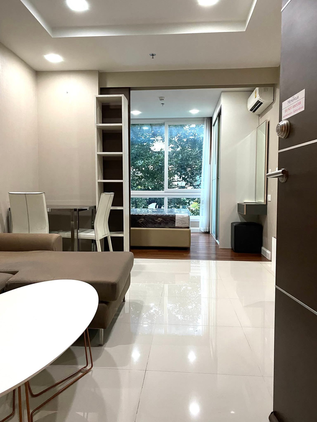 For RentCondoSamut Prakan,Samrong : 🍀Condo for rent: The Metropolis Samrong Interchange, next to BTS Samrong, 2 bedrooms, beautiful room, fully furnished, 45 sq m., only 16000-