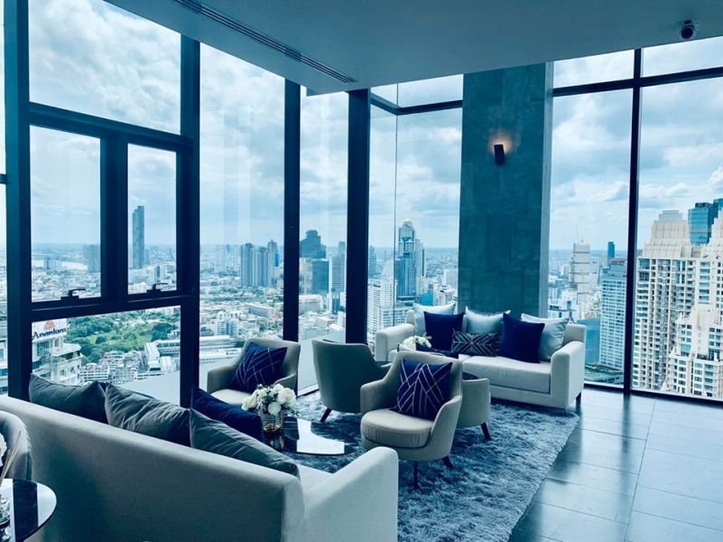 ขายคอนโดสาทร นราธิวาส : ขาย Knightsbridge Prime Sathorn DUPLEX ห้องมุม ชั้น 30 เนื้อที่ 44.54 ตรม. ตกแต่งพร้อมอยู่ ราคา 6.99 ลบ. (ขายพร้อมคนเช่า)