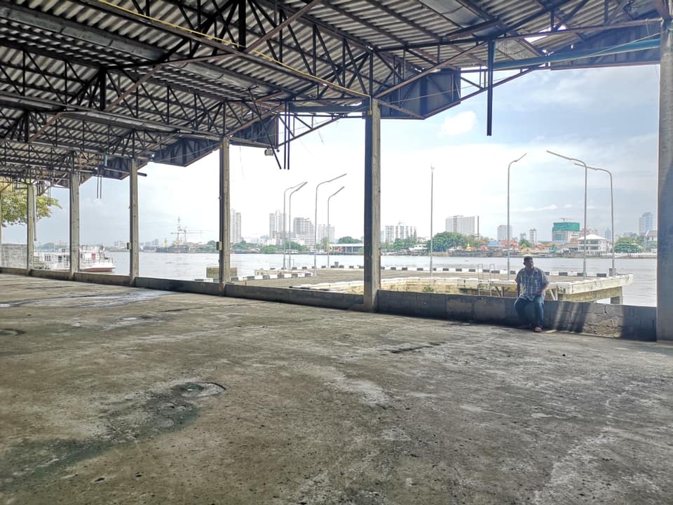 For SaleLandRathburana, Suksawat : Land for sale 14 rai 1 ngan 98 square meters, Rat Burana, next to the Chao Phraya River.