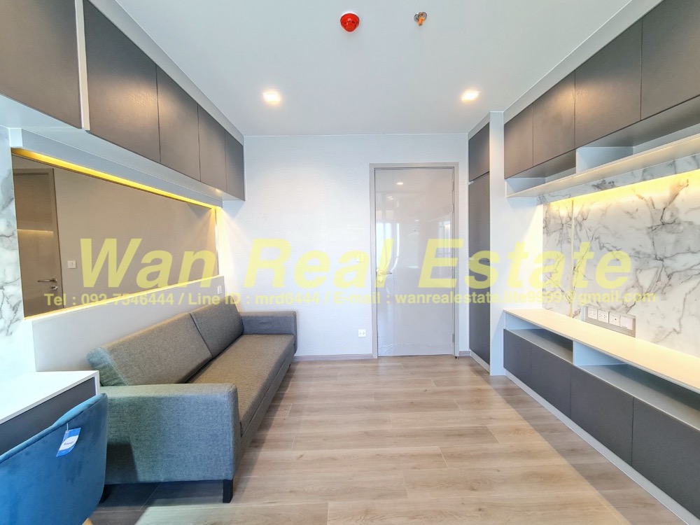 For RentCondoRattanathibet, Sanambinna : Condo for rent, Politan Aqua, 56th floor, size 31 sq m, river view, Koh Kret, beautifully decorated, ready to move in (new project)