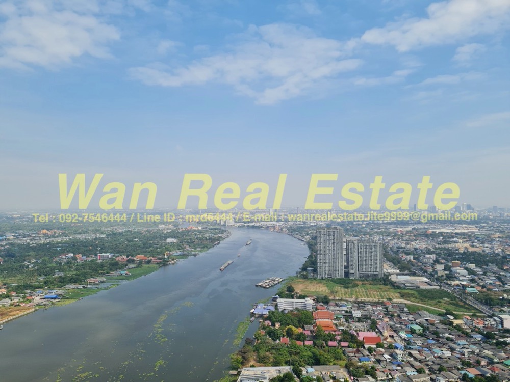 For RentCondoRattanathibet, Sanambinna : Condo for rent, Politan Aqua, 56th floor, size 31 sq m, river view, Koh Kret, beautifully decorated, ready to move in (new project)