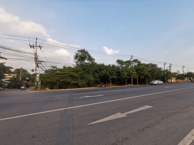 ขายที่ดินพระราม 2 บางขุนเทียน : ขายที่ดินเปล่า 3-2-0 ไร่ ใกล้แยกบางบอน 5 ติดถนน 2 ด้าน ริมถนนเอกชัย 131 กว้าง 57 เมตร