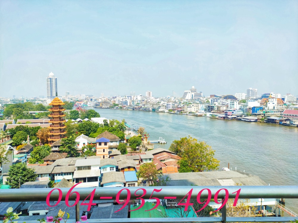 ขายคอนโดวงเวียนใหญ่ เจริญนคร : Hot Price!! Rare item! Baan Chaopraya Condo for sale – 2 bed 88.19 Sqm., Chaopraya River view, nearby ICONSIAM, BTS Khlong San (Golden Line) – 9.50 MB