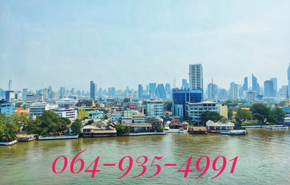 ขายคอนโดวงเวียนใหญ่ เจริญนคร : Hot Price!! Rare item! Baan Chaopraya Condo for sale – 2 bed 88.19 Sqm., Chaopraya River view, nearby ICONSIAM, BTS Khlong San (Golden Line) – 9.50 MB