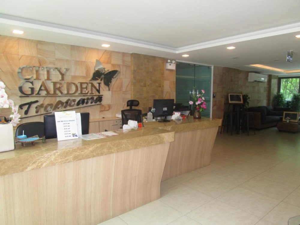 ให้เช่าคอนโดพัทยา บางแสน ชลบุรี สัตหีบ : คอนโดพัทยาให้เช่า ซิตี้ การ์เด้นท์ ทรอปิคาน่า Pool  Access คอนโดพัทยาเหนือ หาดวงศ์อมาตย์ 1ฺ Bed 32.98 ตร.ม. ตกแต่งพร้อมอยู่ ค่าเช่าเดือนละ 13,000 บาท