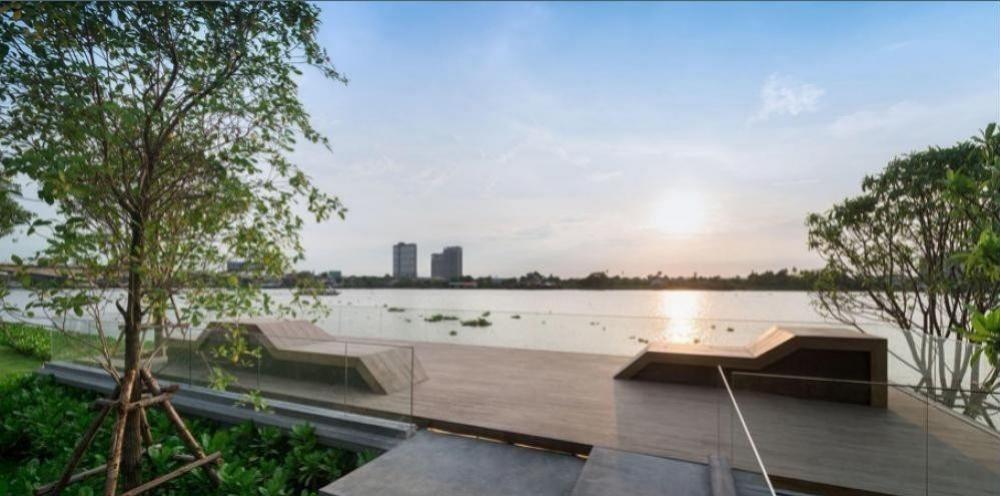 For RentCondoRattanathibet, Sanambinna : The Politant Breeze two bedroom,two bath room face South with swimming pool and Riverview