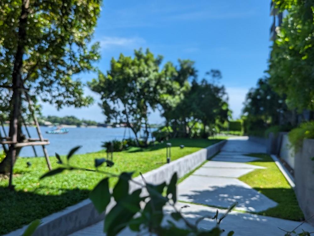 For RentCondoRattanathibet, Sanambinna : The Politant Breeze two bedroom,two bath room face South with swimming pool and Riverview