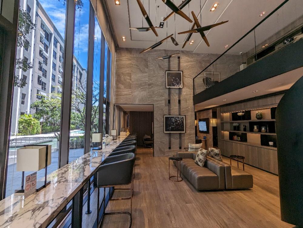 For RentCondoRattanathibet, Sanambinna : The Politant Breeze two bedroom,two bath room face South with swimming pool and Riverview