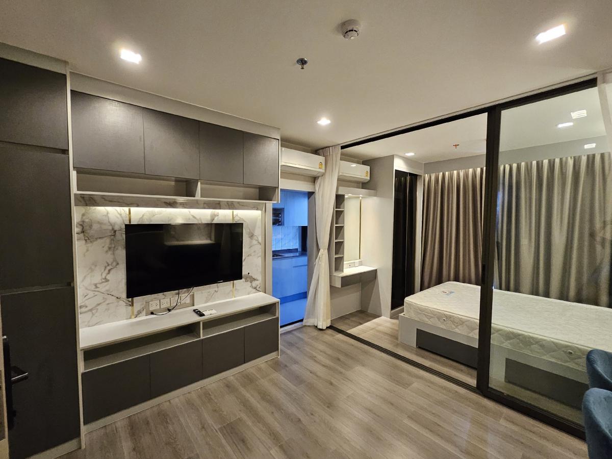 For RentCondoRattanathibet, Sanambinna : Condo for rent, Politan Aqua, 56th floor, size 31 sq m, river view, Koh Kret, beautifully decorated, ready to move in (new project)