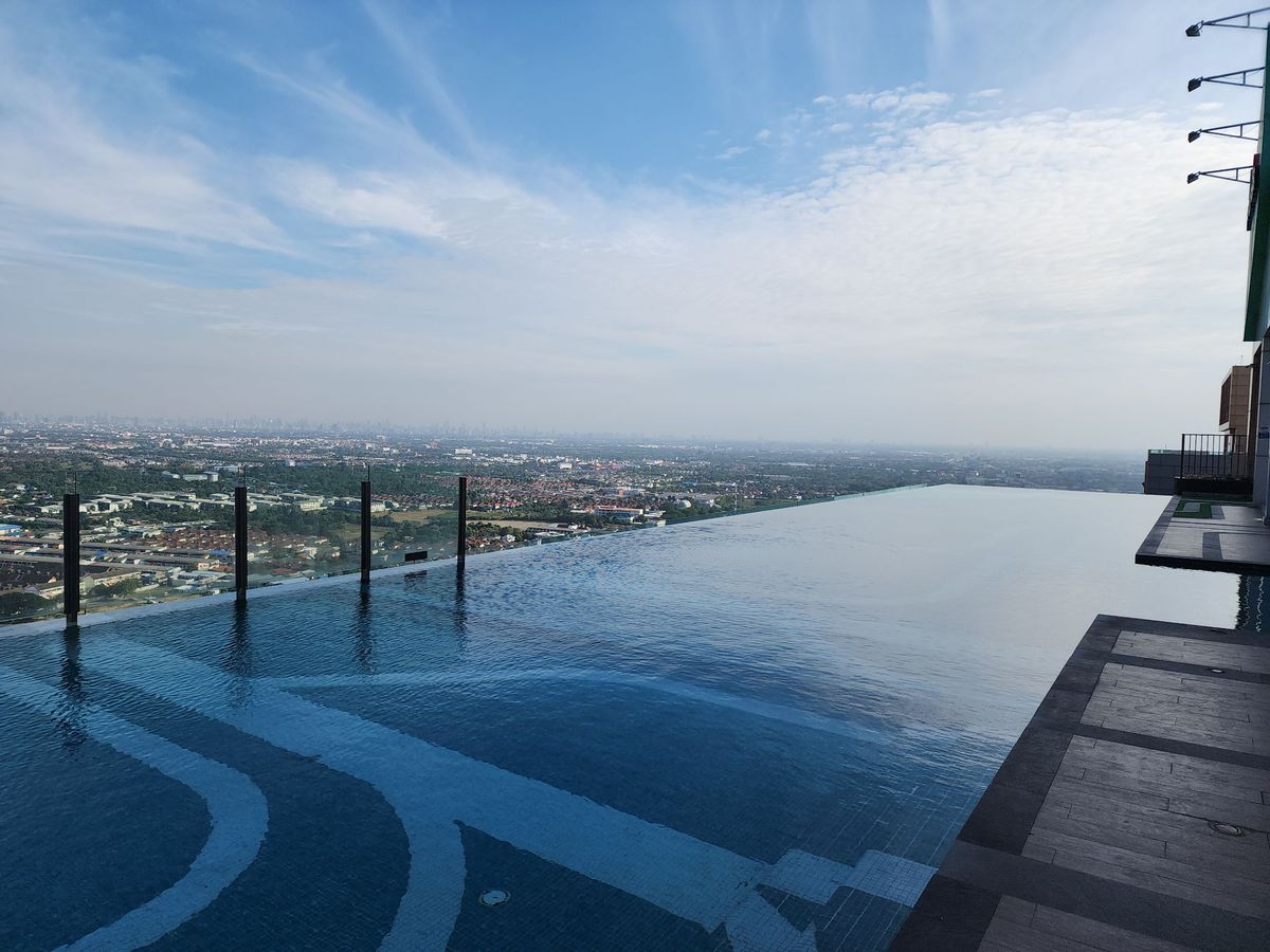 For RentCondoNonthaburi, Bang Yai, Bangbuathong : Condition is as shown in the cover photo** Price can be negotiated!! There is a washing machine. and water filter** 2 bedroom room for rent with very complete items, Plum Condo Central Station Phase 1, the owner is very kind!!