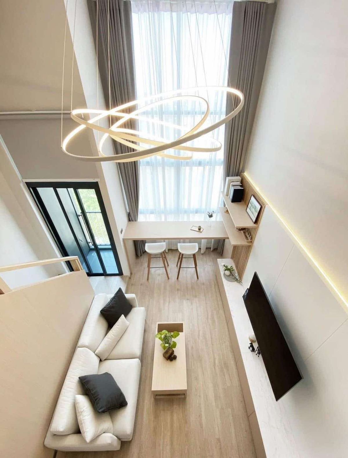 For RentCondoRama9, Petchburi, RCA : Condo for rent Ideo New Rama 9 Duplex 2 bedroom