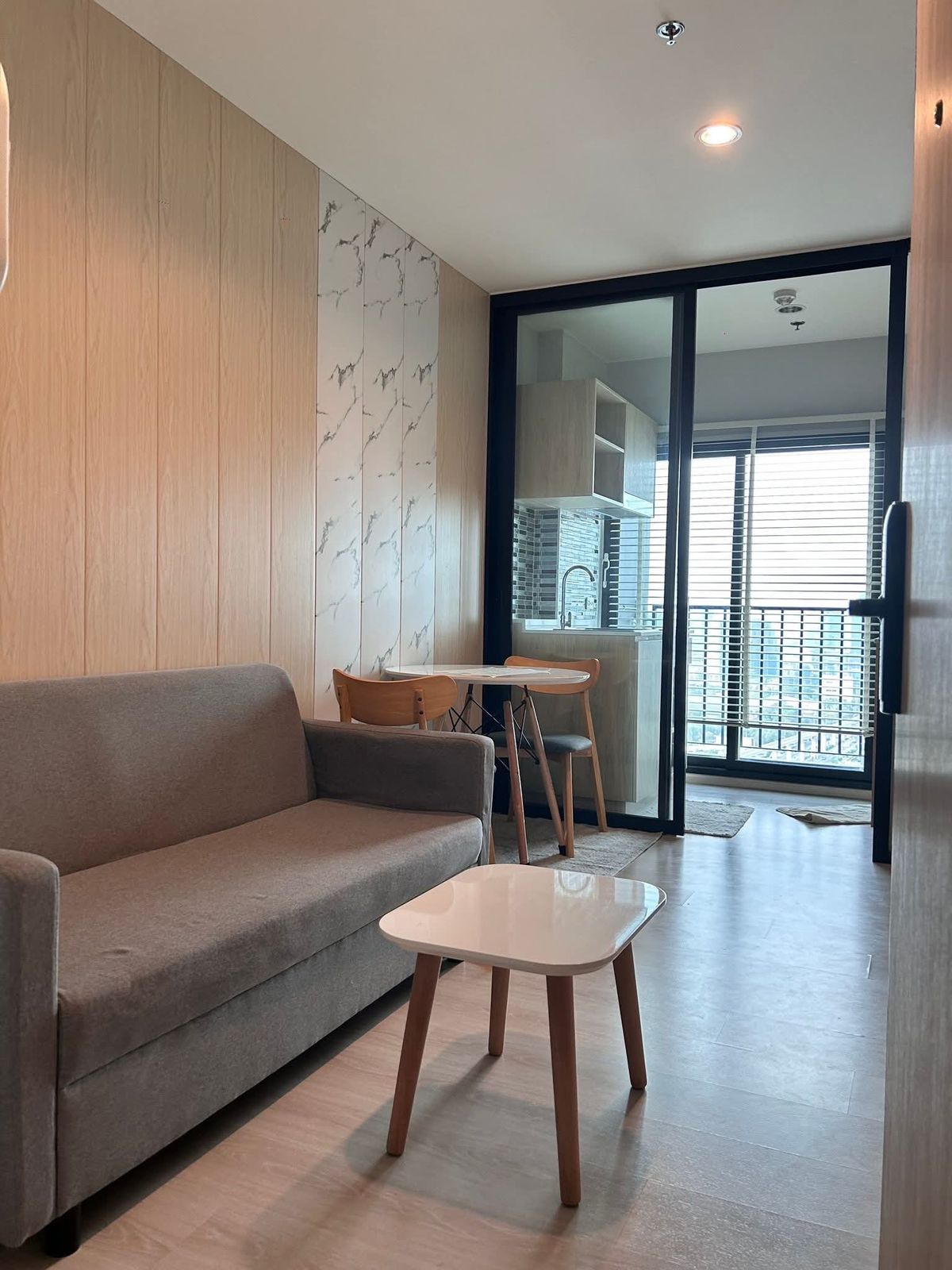 For RentCondoOnnut, Udomsuk : 🍀Condo for rent City Home Sukhumvit 101, next to BTS Udomsuk, beautifully decorated room, size 50 sq m., 2 bedrooms, rent only 18000-