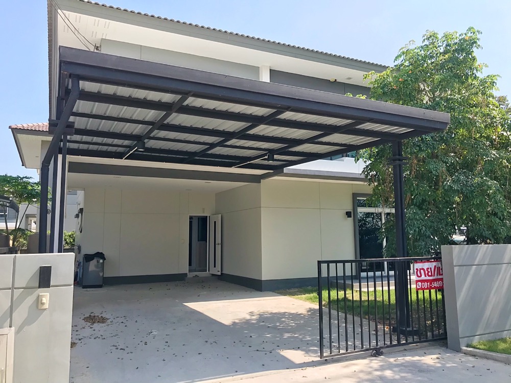 ให้เช่าบ้านพระราม 5 ราชพฤกษ์ บางกรวย : ให้เช่าบ้านใหม่โครงการ CASA waterside เฟอร์นิเจอร์ครบ หิ้วกระเป๋าอยู่ได้เลย