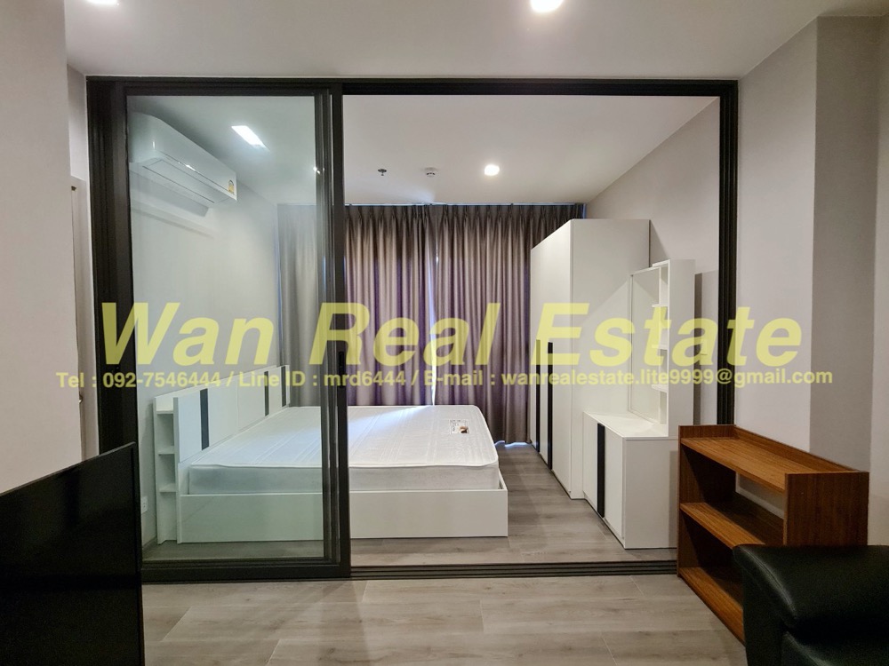 ให้เช่าคอนโดรัตนาธิเบศร์ สนามบินน้ำ พระนั่งเกล้า : ให้เช่าคอนโด politan aqua ชั้น 43 ห้องมุม  ขนาด 25 ตร.ม.เฟอร์ ราคาประหยัด