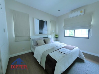 For SaleHouseBangna, Bearing, Lasalle : Single house for sale, Burasiri Wongwaen On Nut. Model house decoration